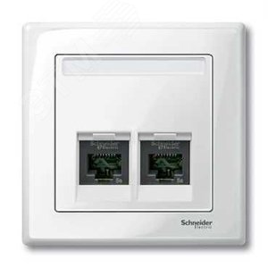 Центральная плата для розеток 2п белый (MTN469919) 8