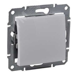 Выключатель одноклавишный, двухполюсный, IP44, в рамку, белый 5