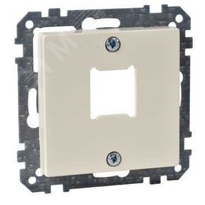 Центральная плата для розетки RJ11/RJ45 1 пост бежевый 7