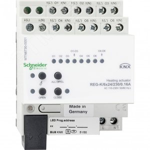 Актор для обогрева REG-K/6х24/230/0.16А (MTN6730-0001) - Schneider Electric