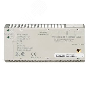 MOMENTUM КОММУНИКАЦИОННЫЙ АДАПТЕР, ETH | 170ENT11001 | Schneider Electric 5