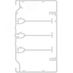 INKA-U123Х72-КОРОБ 2,5М АНОД.АЛЮМ | 5507000 | Schneider Electric - фото 4
