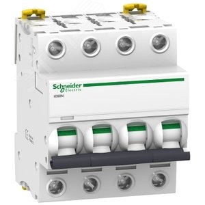 Выключатель автоматический четырехполюсный iC60N 4А D 6кА | A9F75404 | Schneider Electric - фото 5