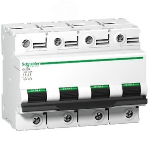 Выключатель автоматический четырехполюсный C120N 63А D 10кА | A9N18390 | Schneider Electric 5