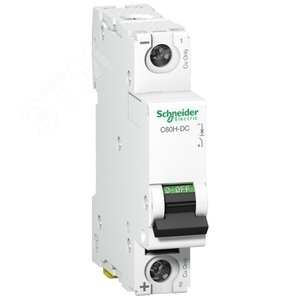 Выключатель автоматический однополюсный C60H-DC 63А C 10кА | A9N61519 | Schneider Electric 5