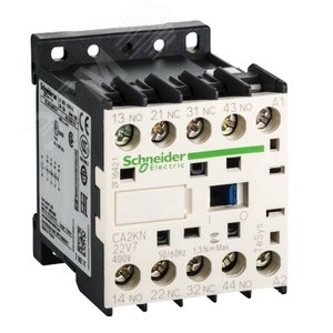 ПРОМЕЖУТОЧНОЕ РЕЛЕ 2НО+2НЗ, ЦЕПЬ УПРАВЛЕНИЯ 400В,50/60ГЦ | CA2KN22V7 | Schneider Electric 5