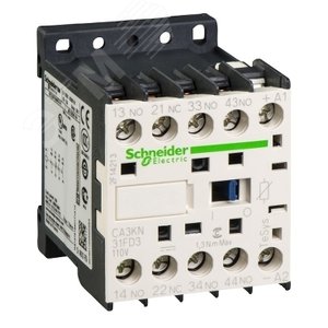 ПРОМЕЖУТОЧНОЕ РЕЛЕ 3НО+НЗ, ЦЕПЬ УПРАВЛЕНИЯ 110 В DC | CA3KN31FD3 | Schneider Electric 4