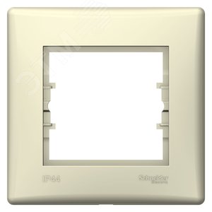 Sedna Рамка 1 пост бежевая IP44 new (SDN5810547) - Schneider Electric