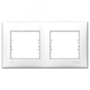 Sedna Рамка 2 поста белый IP44 new (SDN5810621) - Schneider Electric