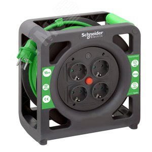 Удлинитель катушечный Thorsman 4 роз 15м 3х1.0 IP20 (IMT33135) - Schneider Electric