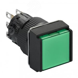Кнопка с подсветкой 16мм зеленый 24В XB6ECW3B1P - Schneider Electric