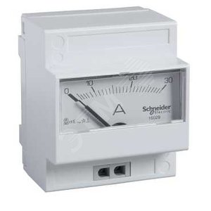 АМПЕРМЕТР АНАЛОГ.30А ПРЯМОГО ВКЛЮЧЕНИЯ НА DIN РЕЙКУ