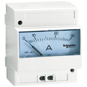 АПМЕРМЕТР АНАЛОГОВЫЙ 5А БЕЗ ШКАЛЫ, НА DIN РЕЙКУ, ПОДКЛЮЧЕНИЕ ЧЕРЕЗ ТТ - Schneider Electric