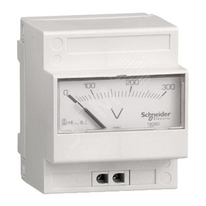 ВОЛЬТМЕТР АНАЛОГОВЫЙ 0-300В, НА DIN РЕЙКУ - Schneider Electric