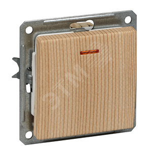W59 Перекл-ль 1кл скр. 16А бр инд.уп. (сосна) - Schneider Electric