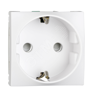 РОЗЕТКА 2P+E СО ШТОРКАМИ БЕЛАЯ RAL9003 | ALB44287 | Schneider Electric - Schneider Electric