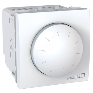Unica Белый Светорегулятор поворотный 40-1000W для л/н и г/л с намот. тр-м | MGU5.512.18ZD | Schneider Electric - Schneider Electric
