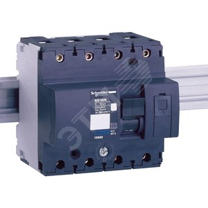 Выключатель автоматический четырехполюсный NG125N 50А C 25кА | 18655 | Schneider Electric