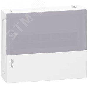 Щит распределительный навесной ЩРн-П-12 IP40 пластиковый прозрачная дверь белый Mini Pragma NEW (MIP12112S) 2