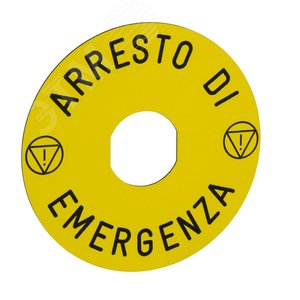 МАРКИР-КА ДЛЯ АВАР. КНОПКИ, ИТАЛ. | ZBY8630 | Schneider Electric 2