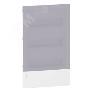 Щит распределительный встраиваемый ЩРв-П-36 IP40 пластиковый прозрачная дверь белый Mini Pragma NEW (MIP22312S) 3