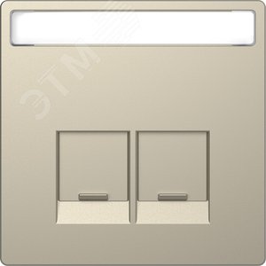 Накладка центральная D-Life для 2-х модульных разъемов SE сахара SD 2