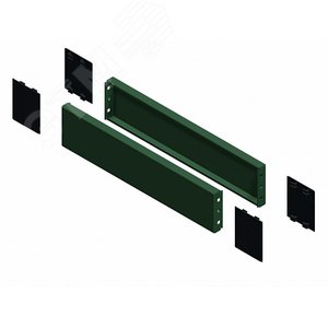 Панели цоколя боковые 600x100мм (2шт) (NSYSPS6100) 2