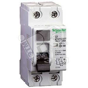 ДИФФ.ВЫКЛ.НАГР ID 2П 25A 500МА - Schneider Electric