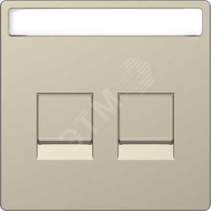 D-Life ЦЕНТРАЛЬНАЯ НАКЛАДКА д/2-х модульных разъемов, САХАРА , SD | MTN4564-6033 | Schneider Electric - Schneider Electric