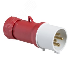 Вилка кабельная винтовые зажимы 32А 3P+E IP44 380В (PKE32M434) - фото 2