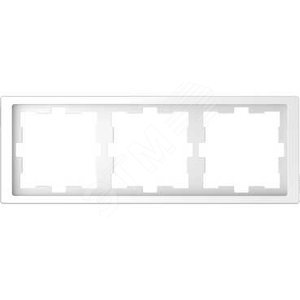 Рамка трехпостовая D-Life белый лотос SD (MTN4030-6535) - Schneider Electric