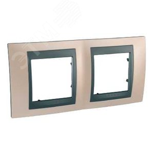 Unica TOP Оникс/Графит Рамка 2-ая | MGU66.004.296 | Schneider Electric - фото 5