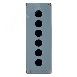 Пост кнопочный металлический 6 отверстия 80х220 (XAPM4506) 3