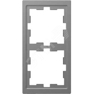 D-Life РАМКА 2-постовая, НЕРЖ. СТАЛЬ , SD | MTN4020-6536 | Schneider Electric - Schneider Electric