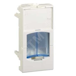 S-ONE Панель лицевая 1 модуль для 1хRJ45 синяя (VDI88241) - Schneider Electric