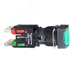 Кнопка 16мм синяя 2