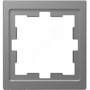 Рамка однопостовая D-Life сталь нержавеющая SD (MTN4010-6536) - Schneider Electric