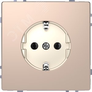 Розетка D-Life 16А с заземляющим контактом без    шторок ампань SD (MTN2301-6051) - фото 2