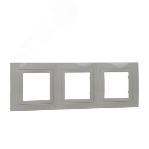 UNICA Рамка 3 поста бежевая (MGU2.006.25) 2
