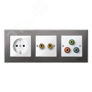НАКЛАДКА ДЛЯ РАЗЪЕМА ДЛЯ ГРОМКОГОВОР. | MTN468819 | Schneider Electric - фото 5