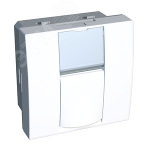 Розетка компьютерная RJ45 категория 5е неэкранированная Actassi S-One (ALB44305N) - фото 2