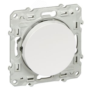 ODACE Переключатель с LED подсветкой белый (S52R263) - Schneider Electric