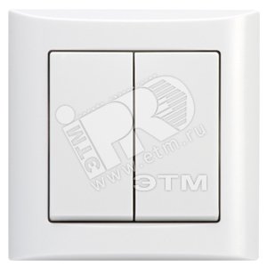 AQUA-IN Переключатель двухклавишный в сборе IP44 - Schneider Electric