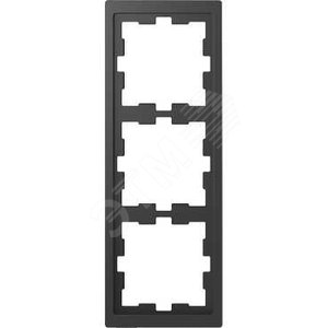 D-Life РАМКА 3-постовая, АНТРАЦИТ , SD | MTN4030-6534 | Schneider Electric - Schneider Electric