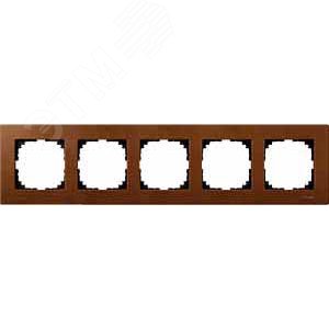 РАМКА ДЕРЕВЯН.5-МЕСТНАЯ ВИШНЯ | MTN4055-3472 | Schneider Electric - фото 4