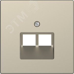 D-Life ЦЕНТРАЛЬНАЯ НАКЛАДКА для розетки 2-ной RJ45, САХАРА , SD | MTN4522-6033 | Schneider Electric - фото 2