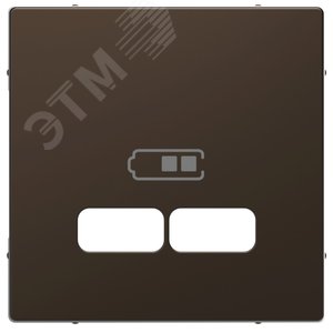 D-Life, ЦЕНТРАЛЬНАЯ НАКЛАДКА для USB механизма 2,1А, МОККО, SD | MTN4367-6052 | Schneider Electric 2