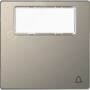 D-Life КЛАВИША 1-ная, пол. д/надп., звонок, НИКЕЛЬ , SD | MTN3365-6050 | Schneider Electric 2