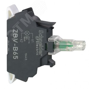 СВЕТ. МОДУЛЬ, СИНИЙ, ВСТР. СВЕТОДИОД, 24 В | ZBVB65 | Schneider Electric 3