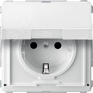 МЕХ. РОЗ.SCHUKO С КРЫШКОЙ С З/Ш,БЕЛЫЙ | MTN2310-7219 | Schneider Electric - фото 3